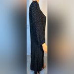 ZARA  Black and White Long Sleeve Dress Photo 4