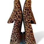 Adam Tucker Me Too Perforated Leather Leopard Print Cushioned Slip On Size 11 Photo 5