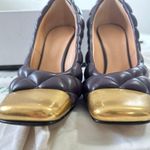 Bottega Veneta Plum Quilted Pattern Leather Pumps Heels Size 36 Shoes $1200 Photo 2