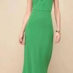 Lulus Mesmerizing Perfection Green Halter Neck Backless Maxi Dress Size S Photo 0