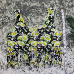 Hot Topic  Daisy & Skull Fringe Crop Top Photo 5