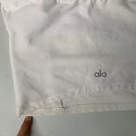 Alo Yoga Alo Medium Bandeau Cami Top White FLAWED Yellow Stains Photo 5