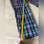 Anne Klein  Woman’s Size 12 Multi Color Plaid Ankle Length Slim Pants Academia Photo 7
