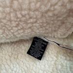 New Look Bomber Jacket Sherpa Lined Teddy Faux Fur Leather Brown Women's Sz L Photo 8