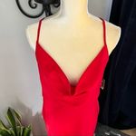 Taylor Midi Slip Midi Dress, Holiday/Christmas Party Dress, Red, Size 10, NWT‎ Red Photo 6
