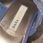 Dana Buchman Vintage Summer Woven Platform Wedge Sandals Blue Purple Size 10 Photo 9