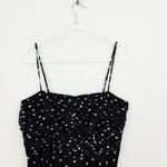 Ever New Brandy Polka Dot Sheer Skirt Maxi Dress Black Size 12 Photo 2