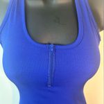 SheIn Icon blue halter neck unitard bodysuit Photo 3