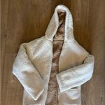Love Tree Tan Reversible Sherpa Jacket Photo 3