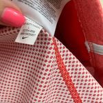 Nike Dri-Fit Red Zip-Up Jacket Gray Trim Detail Photo 11