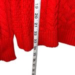 Aerie Red Knit Design Long Sleeve Sweater Top Shirt Women’s Size XS / Small Fit! Photo 2