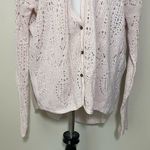 Free People New Romantics Pointelle Cardiagn Sweater Photo 2