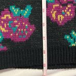 Vintage College Town size small women’s small wool button front cardigan sweater Purple Photo 4