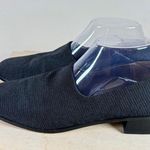 Cosmopolitan VTG 90s Women’s Loafer Square Toe Black Quiet Luxury Leather Fabric 8.5 Photo 2