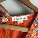 Roller Rabbit  Vado Cecilia Dress Fit and Flare Orange Floral Small Photo 6
