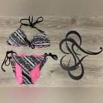 Xhilaration Paisley Floral Bikini Swim Suit Set Photo 1