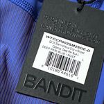 Bandit Running Stamina Nova Crop w/ Stripes, Deep Peri Blue/Rust, Large, NWT Blue Photo 1