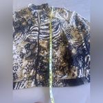 Onque Casul Hoodie Womens Bust 27” Animal Print Zip Up Hooded Jacket Size 3X Brown Photo 7