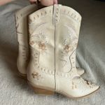 Cowgirl Boots Tan Size 10 Photo 4