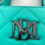 Badgley Mischka ‎ small quilted Crossbody, purse, teal Photo 6