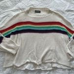 Wooden Ships Chunky knit cropped rainbow sweater Photo 0