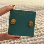 Kurt Geiger NWT bird head multicolor crystal gold stud earrings Photo 1