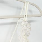 California Dynasty Vintage Lingerie Coquette Beaded Sheer Lace Bodysuit Size S White Photo 7