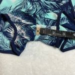 Women's Tropical Print Shorts Size Small Vacation Resort Multicolor Festival Blue Photo 6