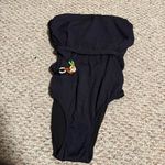 Shoshanna NWT Jet Belted Classed One Piece Swimsuit Black- Size 12 Photo 6