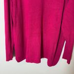 Chico's  Women's Pink‎ V-Neck Long Sleeve Pullover Knit Sweater Size 3 Photo 3