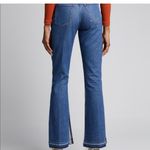 3x1 NEW  MIMi CUTTRELL Kelli Flared Slit High Rise Jeans Button Fly size 25 Photo 2