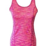 Reebok  Pink Space Dye Racerback Activewear Tank Top Photo 0
