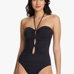 Bleu Rod Beattie  Kore Halter Bandeau sz 6 Photo 1