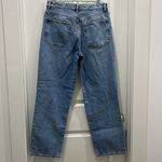 Lovers + Friends  Button Fly Reece High Rise Slim Straight Denim Jeans Sz 30 Photo 7