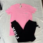 Victoria's Secret Victoria Secret T-Shirt and Jogger Set Photo 1
