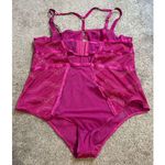 Torrid  Pink Lace Curve lingerie bodysuit sz 2 Photo 3