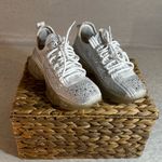 Steve Madden  Maxima White Rhinestone Chunky Sneakers Size 5M Photo 4