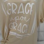 Grace Upon Grace Tee Tan Size XL Photo 1