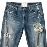 Mother Superior The Sinner Distressed Straight Jean Ice Cream, You Scream Sz 28 Blue Photo 2