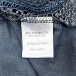 ADORE Ombre Knit Tunic Top Small Gray Blue Layered Long Sleeve Boho Lagenlook Photo 8