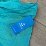 Cupshe  Women’s Teal Full Button Mini Dress/Swim Cover Sz L Photo 4