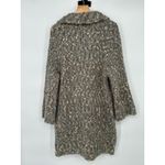 Susan Bristol Neutral Cardigan Sweater Women’s 1X Alpaca Mohair Wool Chunky Knit 3/4 Sleeves Photo 3
