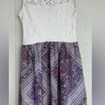 Speechless Juniors' Lace Print Skater Dress Size 1 Photo 4