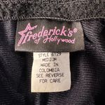 Frederick's of Hollywood Frederick’s of Hollywood Medium Lingerie Nightie Floral Lace Sheer V-Neck Black Photo 6