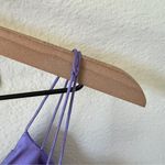 Helmut Lang NWT  Pleated Stretch-Silk Satin Camisole Tank Top in Purple Photo 6