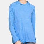Under Armour Blue Velocity Twist Heatgear Hoodie Photo 0