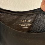 frame denim Frame Black Basic Cut Off Sleeve Tshirt size Small Photo 3