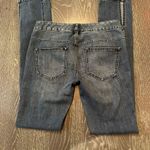 Free People  Women's Distressed Straight Leg Jeans Blue Size 26 Zip Fly Denim Photo 11