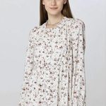 Frye Floral Ruffle Dress Salt Breeze Combo Sz L NWT! Photo 1