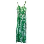 Lilly Pulitzer Jumpsuit One Piece White Green 20th Anniversary Collection Boom Size XS Photo 2